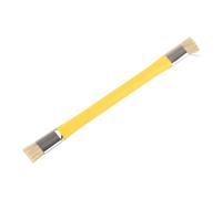 Tnfeeon Lot de 4 Brosses Dures Antistatiques à Double Tête pour Réparation de Téléphone Portable, Nettoyage de Soudure, Convient pour L'entretien des Cartes de Circuits Imprimés, (YELLOW)