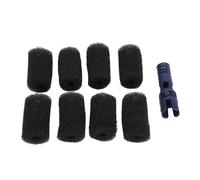 Tnfeeon Lot de 8 épurateurs de Queue de Rechange pour épurateurs de Balayage 380 360 280 180 3900 avec Support, Ensemble de Brosses éponge de Piscine, Nettoyeur de Piscine, Tuyau de Balayage, de