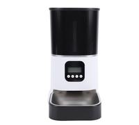 Tnfeeon Mangeoire Automatique pour Chat, Mangeoire Chronométrée en Acier Inoxydable d'une capacité de 6 L avec écran LCD pour Un Usage Domestique