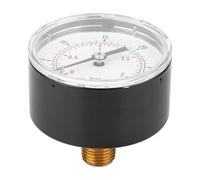 Tnfeeon Manomètre d'air, Conception à Cadran en Acier Inoxydable, Lectures de Haute Précision, Large Gamme d'applications pour Les Systèmes Industriels et Domestiques, Connexion 1/4 BSPT, Compact