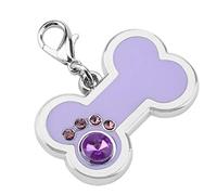 Tnfeeon Médaille pour Chien, Médaille d'identification Personnalisée en Alliage de Zinc avec Nom gravé, Forme d'os Mignonne pour Chiens et Chats, Accessoire de Collier pour Facile à Attacher