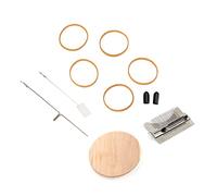 Tnfeeon Métiers à Repriser, Outil de Tissage Multifonctionnel, Petits Métiers à Tisser pour l'artisanat, Réparation de Vêtements, Idéal pour les Tapisseries et les Foulards de Bricolage (Inox +