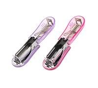 Tnfeeon Mini Agrafeuse, Conception Légère et Portable, fonctionnalité Portable, Adaptée à la Reliure de 20 Feuilles, Idéale pour une Utilisation au Bureau et à l'école (#2)