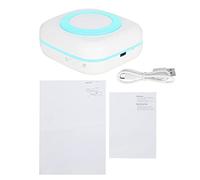 Tnfeeon Mini Imprimante 200DPI Portable Type-C Dispositif d'impression Thermique avec Batterie 800mAh 3.5x3.3x1.5in(Bleu)