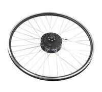 Tnfeeon Moteur de Moyeu 48 V 500 W, Kit de Conversion de Vélo électrique en Alliage d'aluminium, Configuration de la Roue Arrière pour Cyclistes, 20 Pouces (24 pouces)