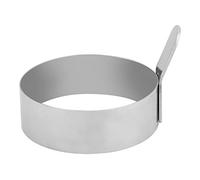 Tnfeeon Moule à œufs Rond en Acier Inoxydable pour Petit-déjeuner, Tailles de 3,5 et 3,0 Pouces, pour Sandwichs, Omelettes et Crêpes, Idéal pour les Cuisiniers à Domicile, Ajoutant des Légumes, du (L)