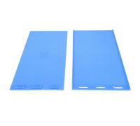 Tnfeeon Moule de Fondation en Cire d'abeille, Feuille de Caoutchouc pour la Fabrication de Bougies DIY, Grande Taille 43x23cm, équipement Apicole pour l'artisanat et les Amateurs (bleu foncé)