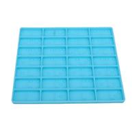 Tnfeeon Moule Domino en Silicone pour Gâteau au Savon au Chocolat