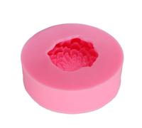 Tnfeeon Moule en Silicone de Fleur de Pivoine 3D, Moule à Bonbons au Chocolat Fondant Réutilisable de qualité Alimentaire avec Intérieur Brillant, de Bougie de Fleur de Pivoine Flexible pour la