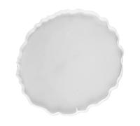 Tnfeeon Moule en Silicone pour Plateau à Fruits, Matériau en Silicone Réutilisable, Facile à Nettoyer, Idéal pour les Projets de Bricolage, pour la Maison et les événements (MD3487 Grand moule rond