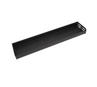 Tnfeeon Mur-assemblé étagère D'épices de Cuisine Assemblée Organisatrice D'épices Amovible pour la Cuisine de la Piscine en Aluminium 60 Cm (BLACK)