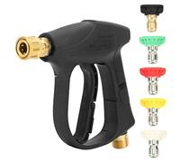 Tnfeeon Nettoyant électrique Portable Portable 4350PSI Clean à Pression Haute avec 5 Buses pour Nettoyer la Clôture de la Voiture