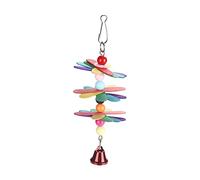 Tnfeeon Oiseaux à Mastication des Oiseaux Swing Cage Accessoire, Ensemble de Jouets de Haute qualité pour Les Anti-déficiences et Le Jeu, L'installation Simple, la Couleur Aléatoire - Idéal pour