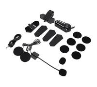 Tnfeeon Oreillette Bluetooth pour Casque de Moto, Interphone pour Casque Antibruit CVC avec IP67, Batterie 1000 MAh, Communication Bidirectionnelle pour Les Motocyclistes