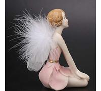 Tnfeeon Ornement Modèle d'ange Européen, Figurines en Résine Faites à la Main, Bon Cadeau Artisanal pour la Décoration de la Maison