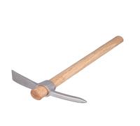 Tnfeeon Outil de Jardinage Solide et Durable en Acier et en Bois avec Connexion Ferme pour Plantes en Pot, Fleurs, Jardins, Cultivateur à Main, Motoculteur en Acier Inoxydable