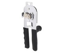 Tnfeeon Ouvre-boîte Manuel en Acier Inoxydable, Poignée Ergonomique, bord Lisse pour la sécurité des Personnes âgées Souffrant d'arthrite, Mains Légères, Compactes, Portables, pour le Camping, Usage