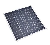 Tnfeeon Panneau Solaire 60W Monocristallin, Kit 12V DC USB, pour Camping