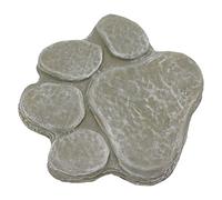 Tnfeeon Pawprint Memorial Stone Lettring Dog Marker Grave - Metherproof Pet Monument for Lawn Outdoors - Gravic Dog Memorial Stone 15.5x17,5 Cm adapté aux Amateurs de Chiens (Vert moussu)