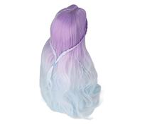 Tnfeeon Perruque de Poupée Articulée 1/3, Cheveux Longs Bouclés en Soie Douce à Haute Température avec Simulation de Cuir Chevelu pour un Tour de Tête de 8,3 à 9,5 Pouces, Collectionneurs de