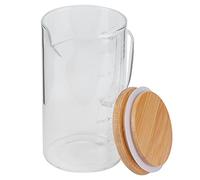 Tnfeeon Pichet Doseur Transparent, Tasse en Verre avec Bec en Forme de V pour une Mesure Précise du Liquide, capacité de 12 Oz, Cafés, Restaurants, Cuisines à Domicile (500ML)