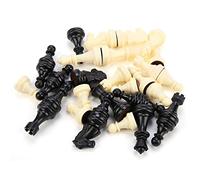 Tnfeeon Pièces d'échecs Magnétiques, Ensemble de 32 Pièces en Plastique avec Maintien Magnétique sécurisé pour Un Jeu Fluide, Idéal pour Les Débutants aux Experts en Jeu à la Maison ou en Voyage,