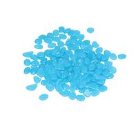 Tnfeeon Pierres Lumineuses, Galets Fluorescents Colorés, Résine de Haute qualité, Décoration Extérieure Accrocheuse pour Allées de Jardin et Décoration de la Maison (Bleu Profond)