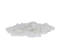 Tnfeeon Pierres Lumineuses, Galets Fluorescents Colorés, Résine de Haute qualité, Décoration Extérieure Accrocheuse pour Allées de Jardin et Décoration de la Maison (White)