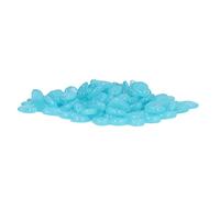 Tnfeeon Pierres Lumineuses, Galets Fluorescents Colorés, Résine de Haute qualité, Décoration Extérieure Accrocheuse pour Allées de Jardin et Décoration de la Maison (Bleu Clair)