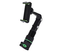 Tnfeeon Pince stable - Angle réglable - Support pour téléphone portable - Support pour l'enseignement des enregistrements vidéo + 10 médiators + chiffon de nettoyage