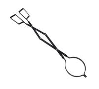 Tnfeeon Pinces Pinces à Bois de Chauffage en Fer Antirouille pour Feu de Camp Poêle à Bois Foyer Extérieur Utilisation Intérieure Cheminée 24,21 Pouces de Long Pince à Bûches Fire Poker Nan