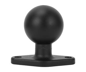 Tnfeeon Plaque Ronde en Aluminium Base de Support à Billes en Alliage avec Un Bras à Douille Double de Taille C pour Les Supports de Bélier, pour Les Bateaux