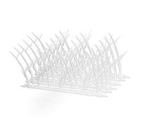 Tnfeeon Pointes d'oiseaux de 30 Cm, Base en Plastique, Dissuasif d'oiseaux Résistant aux Intempéries pour Petits Oiseaux, Pointes de 11,8 Pouces pour Lampadaires et Balcons