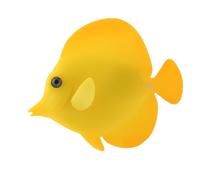 Tnfeeon Poisson de Simulation Lumineux, Silicone coloré Flottant Poissons tropicaux Aquarium décoration Aquarium Ornement(03#)