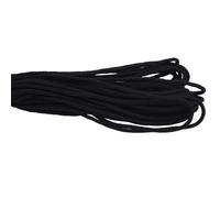 Tnfeeon Polyester Multi-Fonction Cordon Parachuter Délicat en Tricot d'escalade Corde à Linge 15m / 50 Pieds Idéal pour Le Camping/Sauvetage Noir (15)