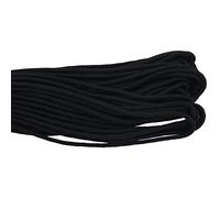 Tnfeeon Polyester Multi-Fonction Cordon Parachuter Délicat en Tricot d'escalade Corde à Linge 15m / 50 Pieds Idéal pour Le Camping/Sauvetage Noir (31)