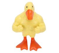 Tnfeeon Porte-Clés Magnétique, Statue de Canard musclé Peinte à la Main, Organiseur de Bureau en Plastique avec Bec Magnétique, Peut Contenir des Clés et des Accessoires en Métal pour Décoration de