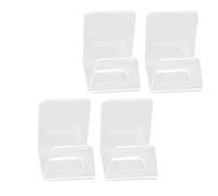 Tnfeeon Porte-éponge en Acrylique Moderne, Organisateur de Cuisine Compacte avec un Drainage Efficace, Conception d'économie d'espace pour les Cricottes et les éléments Essentiels de Nettoyage