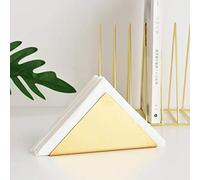 Tnfeeon Porte-serviette en Papier Triangulaire Moderne en Acier Inoxydable pour Piscine de Cuisine, Décoration de Table Résistante pour les Cafés Salles de Pause de Bureau