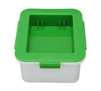 Tnfeeon Presse à Tofu avec Trous de Drainage et Bac D égouttage, élimination Facile de L Eau et Tofu Ferme sans Fissures en 15 à 30 Minutes, for Préparation Rapide en Cuisine