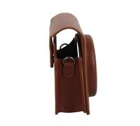 Tnfeeon Promenade Douce et Durable avec du Cuir PU SQ6 pour Un Sac de Caméra, Sac à Bandoulière (Brown)