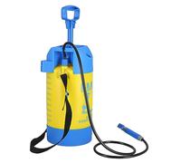 Tnfeeon Pulvérisateur Portatif de Pelouse de Jardin de 2 Ports avec la Soupape de Surpression pour l'arrosage, Pulvérisateur à Pression de 7.5x7.5x18.5 Pouces 5L