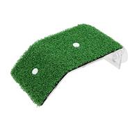 Tnfeeon Rampe de Tortues, Pelouse de Simulation en Plastique avec Ventouses, Plate-Forme de Repos pour Reptiles pour Tortues Aquatiques et Aquatiques, Gazon de 1 Cm d'épaisseur, Aquatique (S)