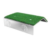 Tnfeeon Rampe de Tortues, Pelouse de Simulation en Plastique avec Ventouses, Plate-Forme de Repos pour Reptiles pour Tortues Aquatiques et Aquatiques, Gazon de 1 Cm d'épaisseur, Aquatique (L)