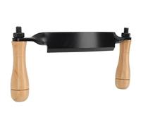 Tnfeeon Rasage à Dessin Long, Travail du Bois Polyvalent pour L'élimination de L'écorce, Adhérence Confortable pour une Utilisation Facile, Fer/Bois (Type courbe)