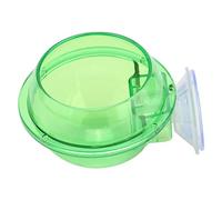 Tnfeeon Récipient à Fourrage pour vers Vivants, Mangeoire pour Reptiles en Plastique avec Ventouse, Idéal pour Les Serpents Tortues Gecko, Bol d'alimentation surélevé Pratique