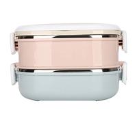 Tnfeeon Récipient Alimentaire en Acier Inoxydable avec Verrou de sécurité et Anneau d'étanchéité en Caoutchouc pour Boîte à Déjeuner de Voyage de Travail étudiant, Boîte à Déjeuner électrique