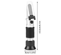 Tnfeeon Réfractomètre Compact au Miel 58-90% Outil de Mesure de la Teneur en Sucre Facile à Transporter Mini Mini Honey Concentrationmètre pour Les Agriculteurs et Les Amateurs