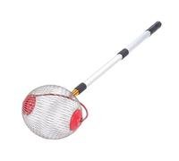 Tnfeeon Rouleau Ramasseur de Noix, Outils de Jardinage, Poignée Télescopique en Pouces avec Panier en Acier Inoxydable pour Ramasser Les Noix, Les Glands, Les Balles de Tennis, Outil de Nettoyage