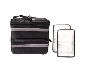 Tnfeeon Sac à Dos de Livraison de Pizza Isolée avec Un Sac Thermique de Grande capacité pour Les Voyages en Camping avec Une Couche Extensible pour Le Matériau Oxford Non Poitrine de la Livraison de